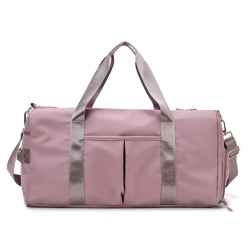 Nylon Waterproof Solid Color Travel Handbag