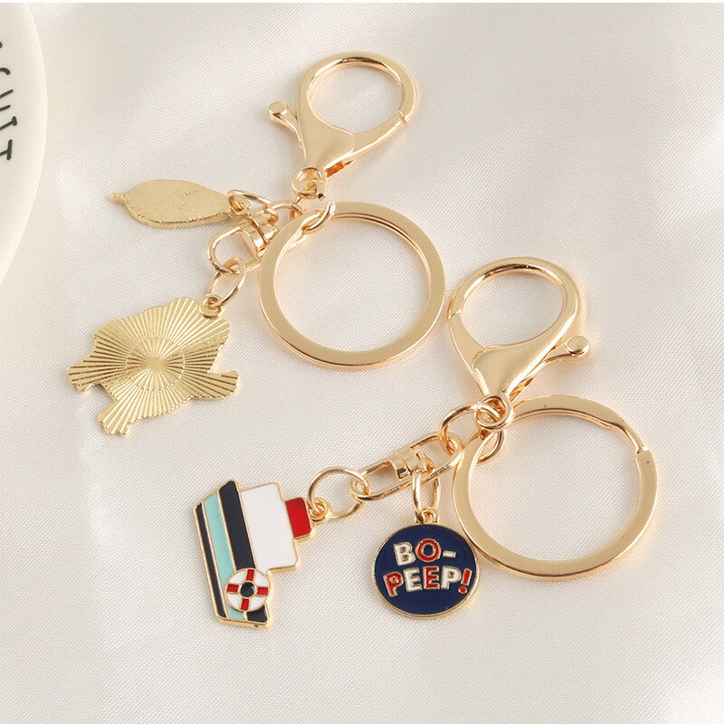 Cute Frog Boat Acrylic Keychain