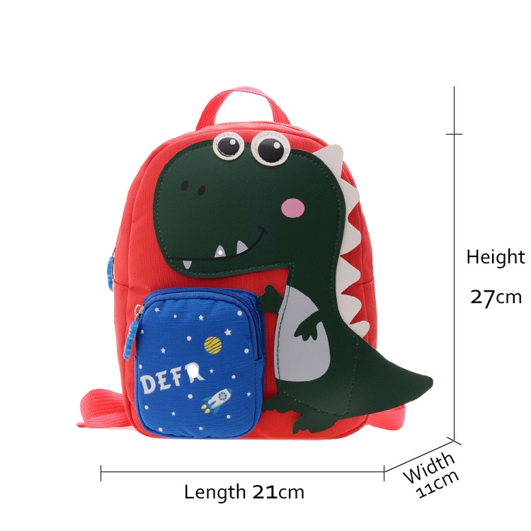 Cartoon Canvas Children School Backpack
