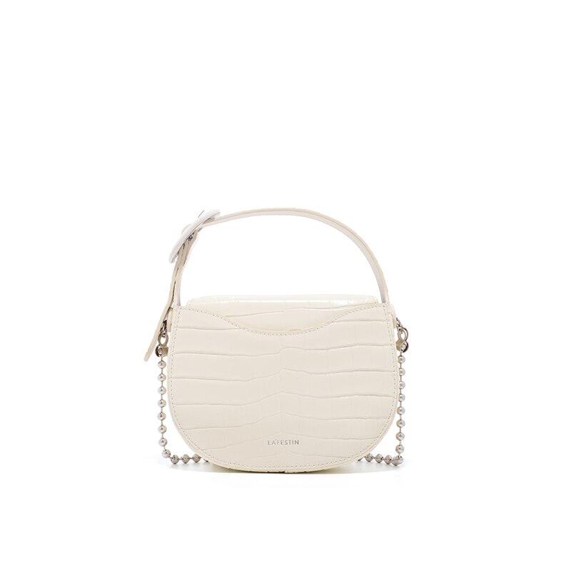 Metal Bead Chain Messenger Bag