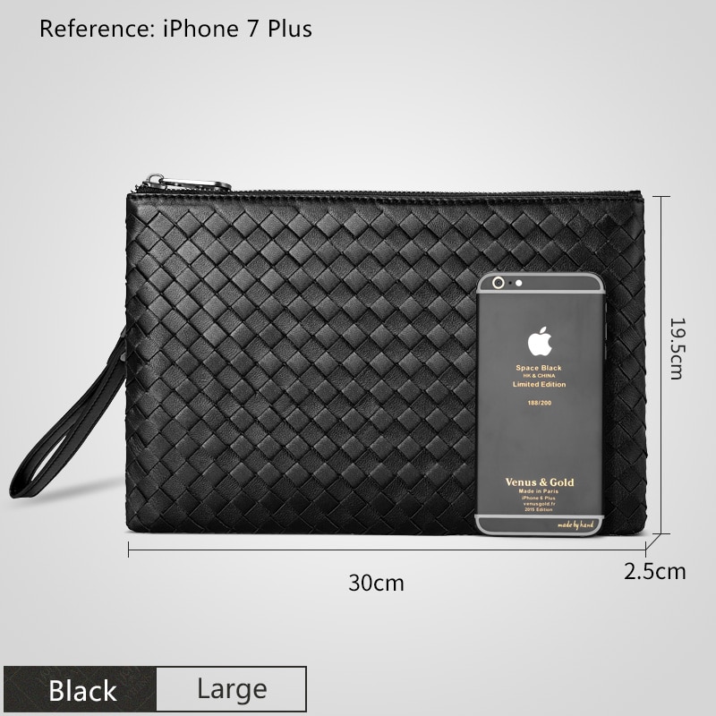 Sheepskin Genuine Leather Clutch Bag