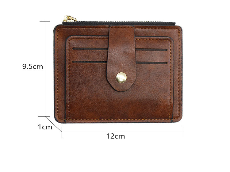 Credit ID Card Holder Slim Leather Wallet