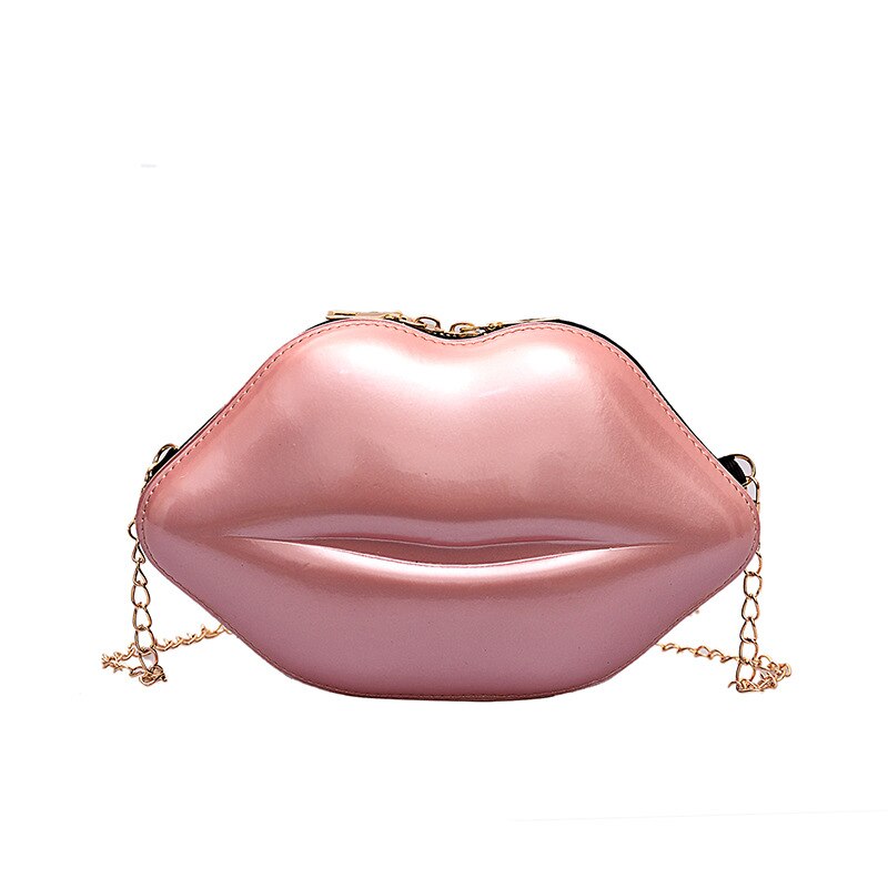 Luxury Designer Lip Shape Clutch