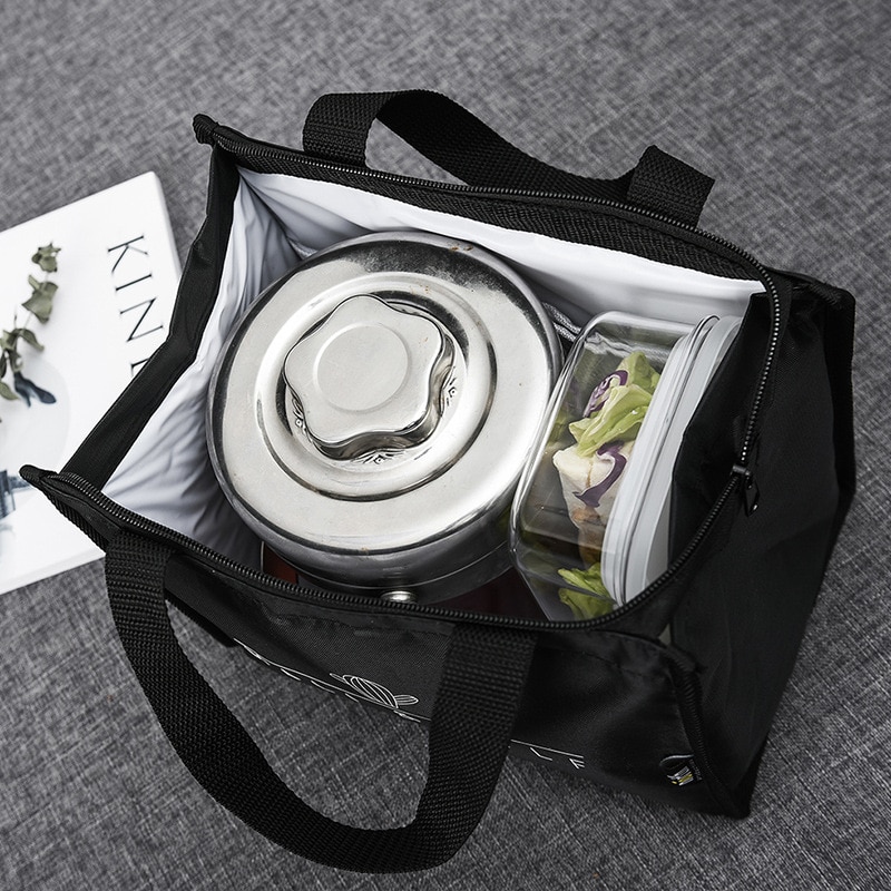 Contracted Style Insulated Lunch Bag