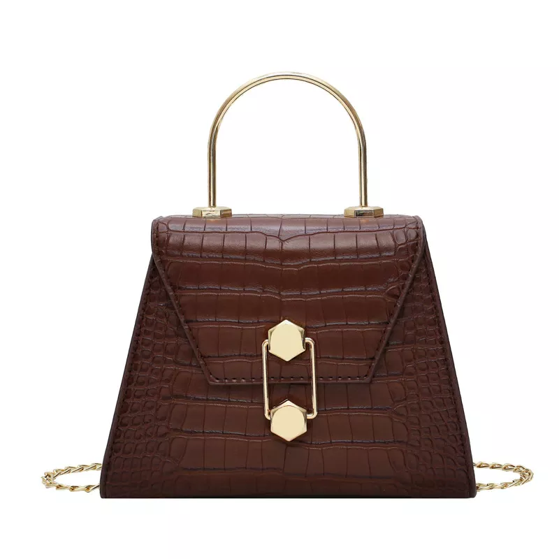 PU Leather Alligator Pattern Female Shoulder Bag