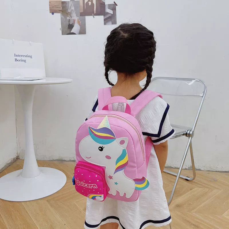 Cartoon Canvas Children School Backpack