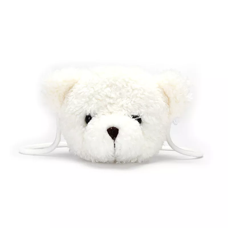 Cute Kid Girls Bear Plush Shoulder Bag