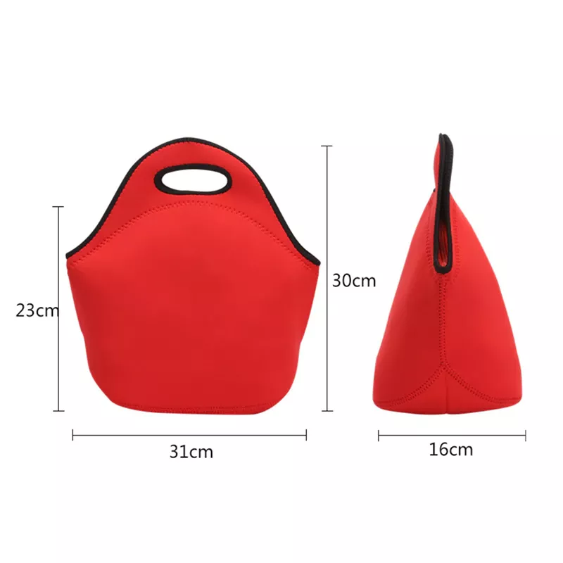 Lunch Bag Solid Color Large Capacity Thermal Bag