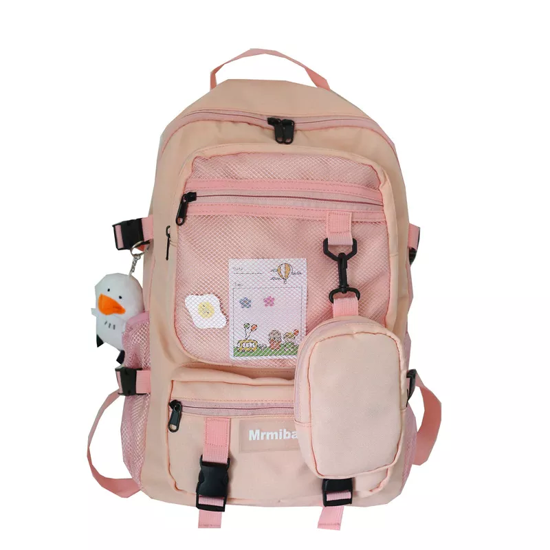 Waterproof Nylon School Bag Backpack