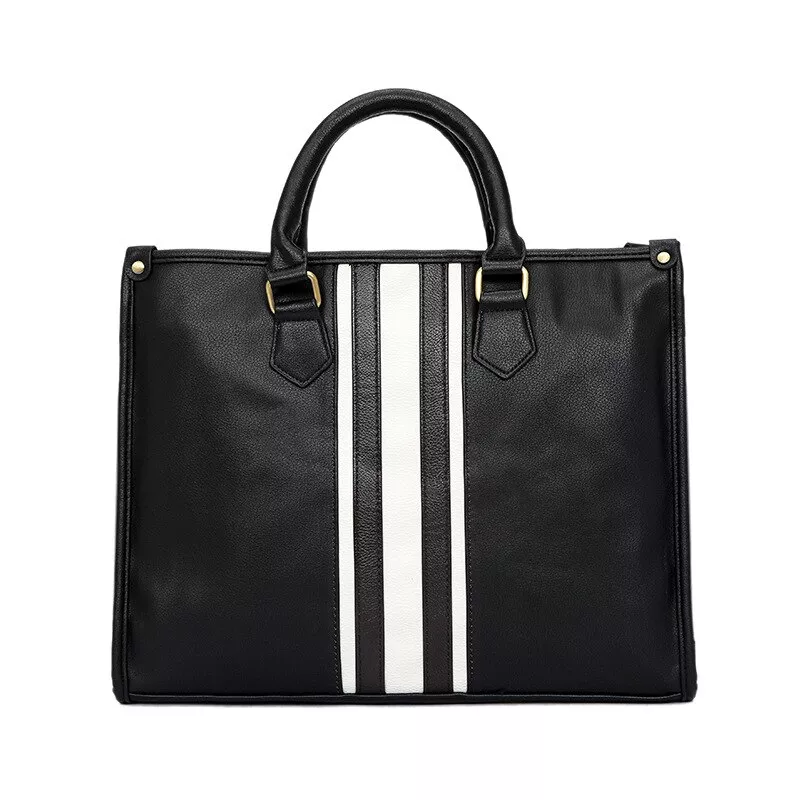 Men waterproof Leather Tote Bag