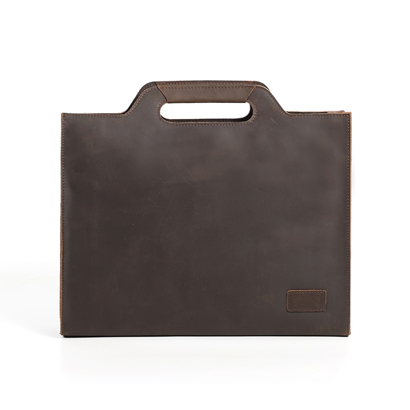 Horse Leather Briefcase Men Handbag