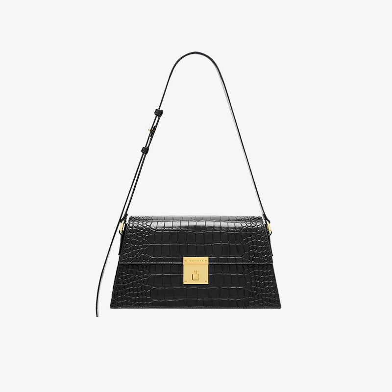 Luxury Crocodile Pattern Crossbody Retro Bag