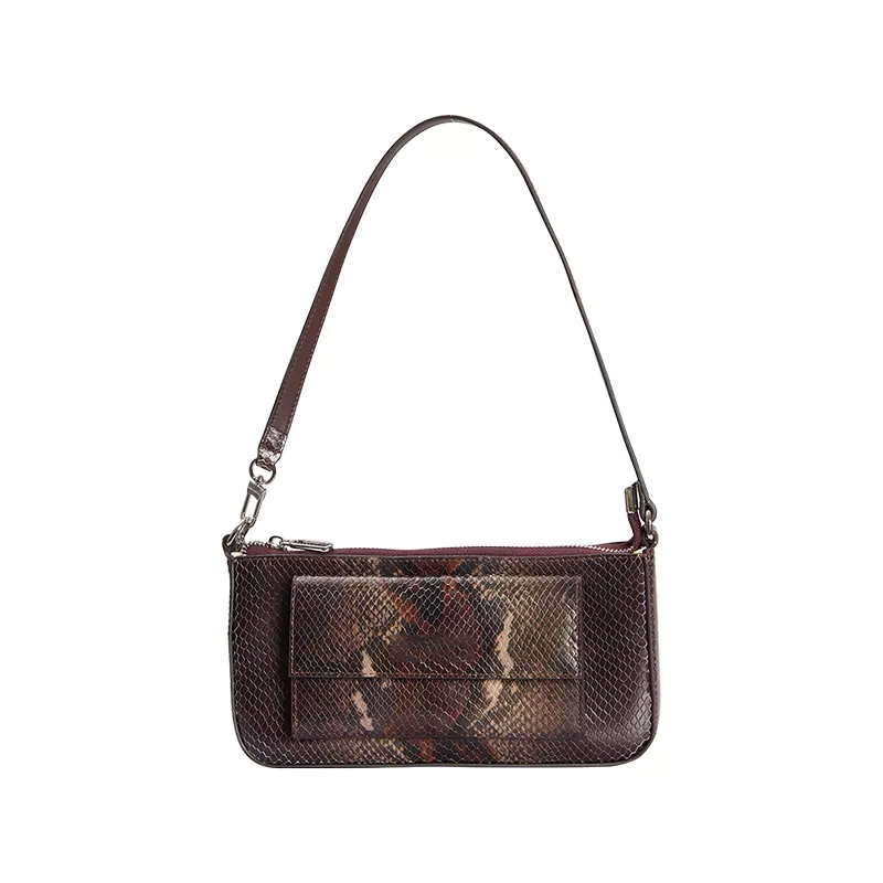 Vintage Underarm Bag Serpentine