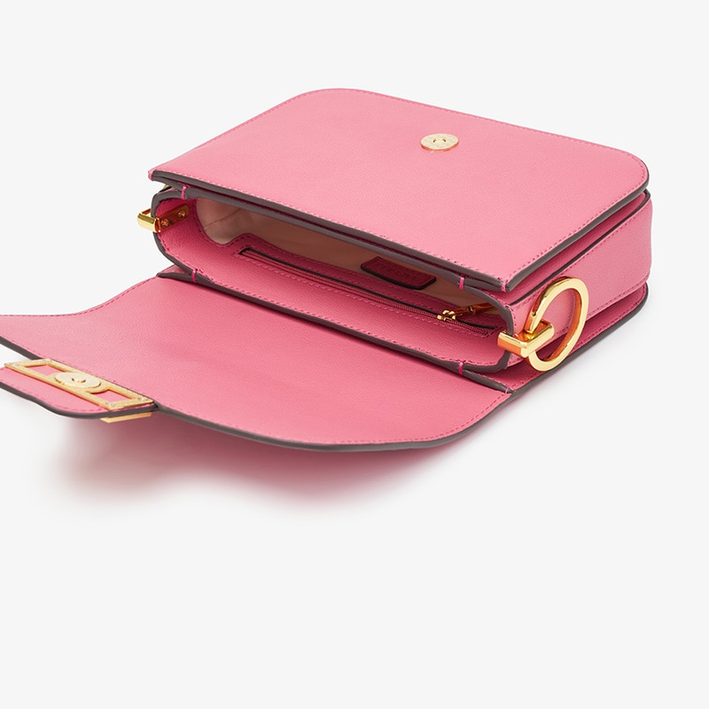 Sleek Classic Flap Leather Shoulder Bag