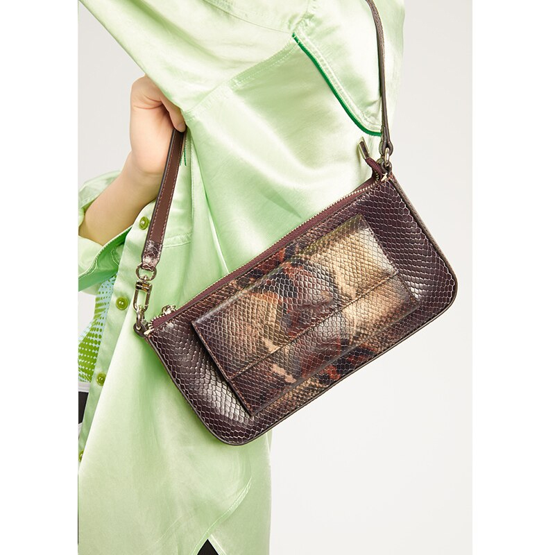 Vintage Underarm Bag Serpentine