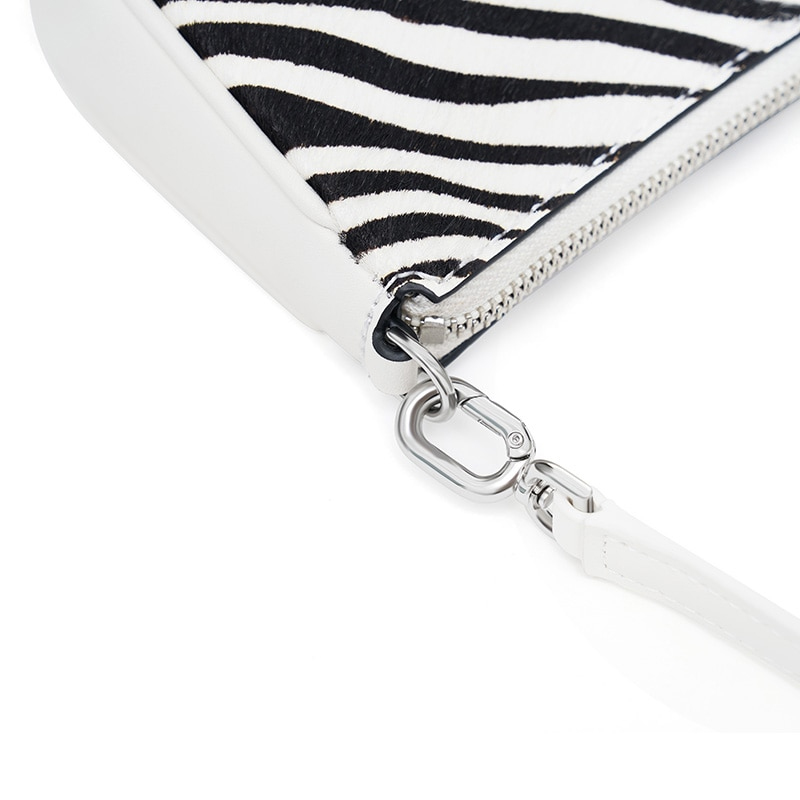 Zebra Print Shoulder Bag