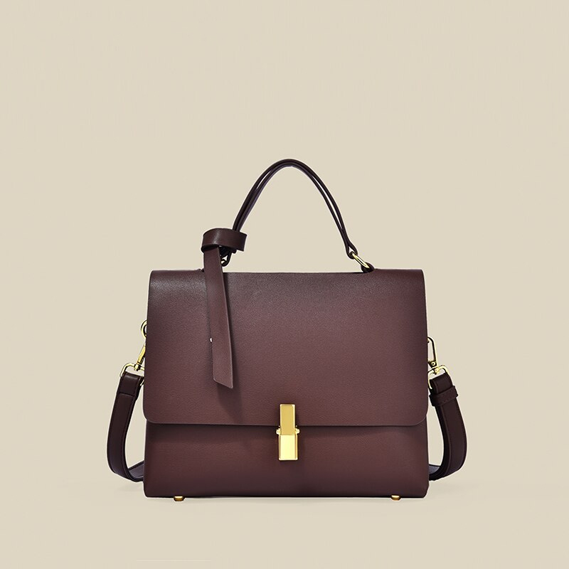 Solid Color Small PU Leather Bag