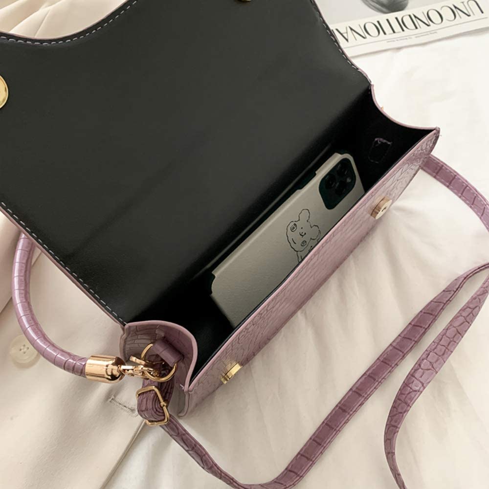 Crocodile Pattern Small Handbag